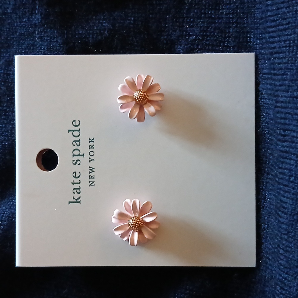 Kate Spade Pink Flower Earrings